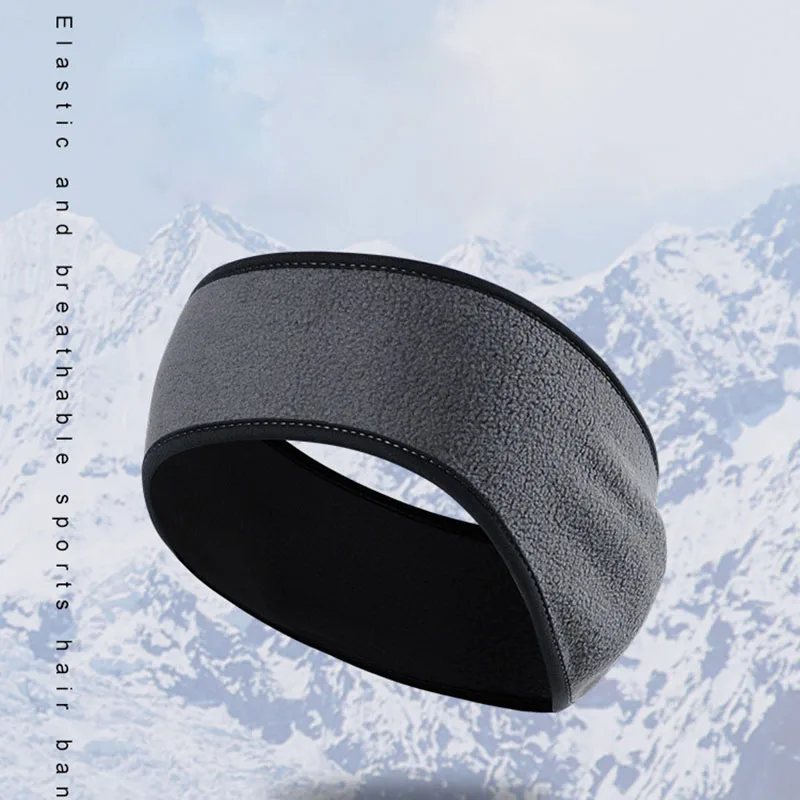 Winter Headband Fleece - ที่ปิดหูกันหนาวแบบผ้าฟลีซสำหรับฤดูหนาว ใช้ได้ทั้งผู้ชาย/ผู้หญิง/เด็ก เหมาะสำหรับปั่นจักรยาน เล่นสกี ออกกำลังกาย โยคะ