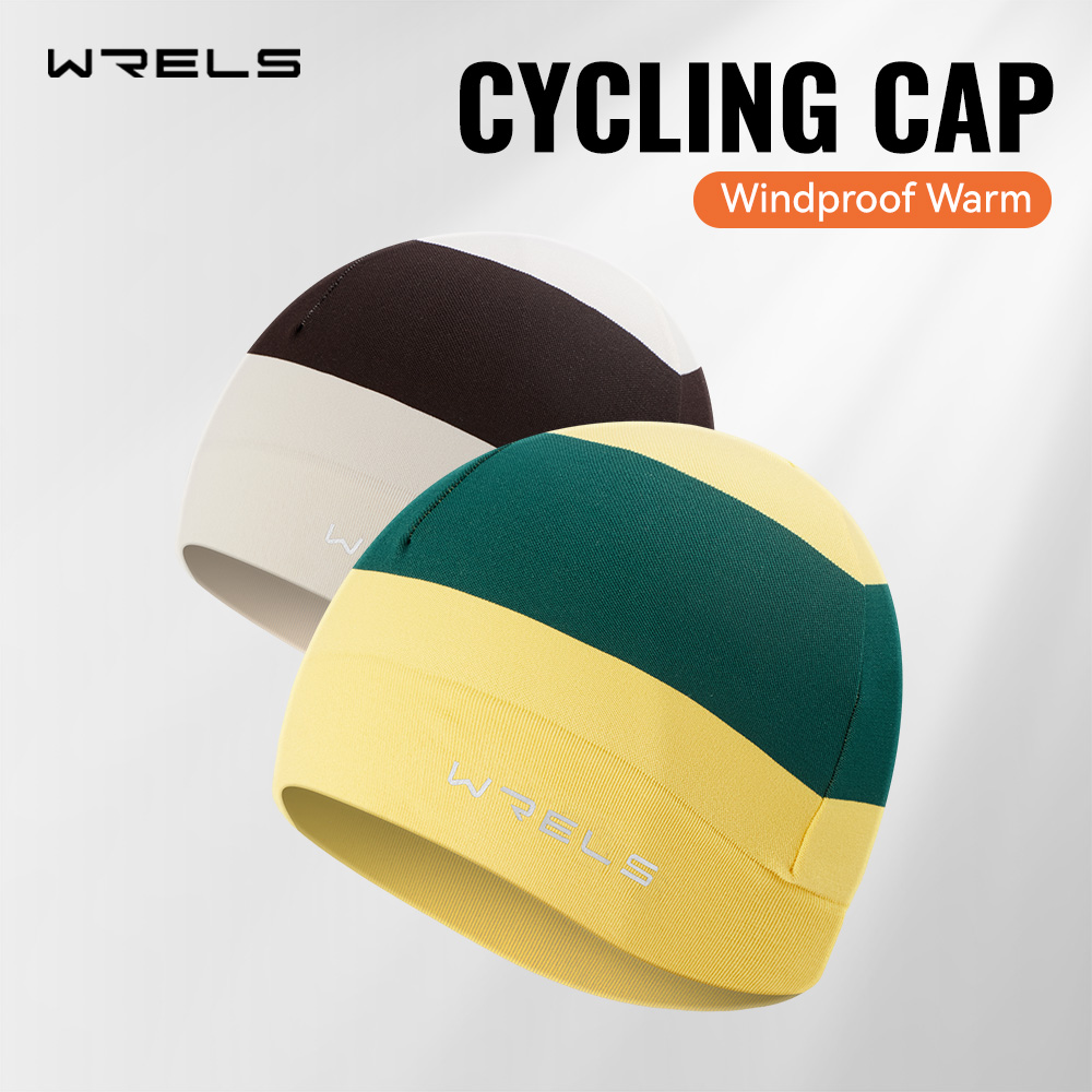 Winter Headband Fleece - หมวกวิ่งกันหนาวสำหรับผู้ชายและผู้หญิง WRELS หมวกกีฬากันลมสำหรับฤดูหนาว ผ้าฟลีซเก็บความร้อน น้ำหนักเบา หมวกบีนนี่แบบสกัลแคป