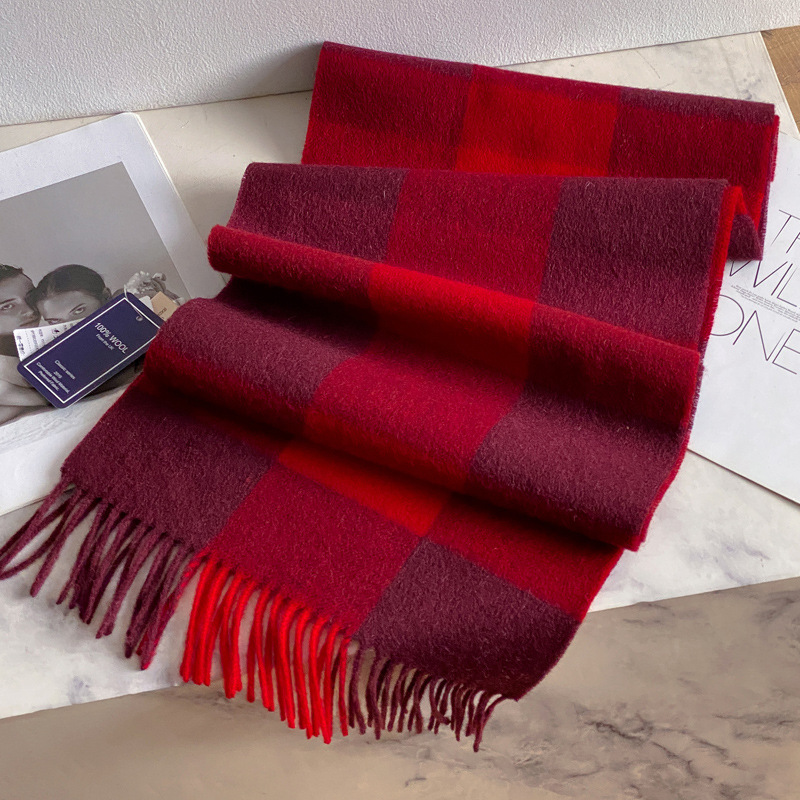 ผ้าพันคอขนสัตว์ 100% สำหรับผู้ - Wool Scarf Men บทวิจารณ์และราคา