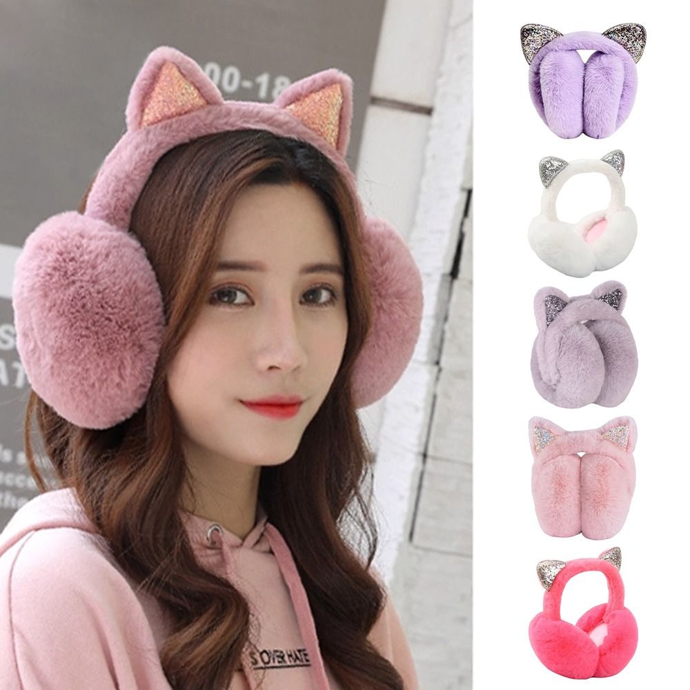 หมวกบีนนี่ลายการ์ตูนแบบพับได้  - Earmuffs Foldable บทวิจารณ์และราคา
