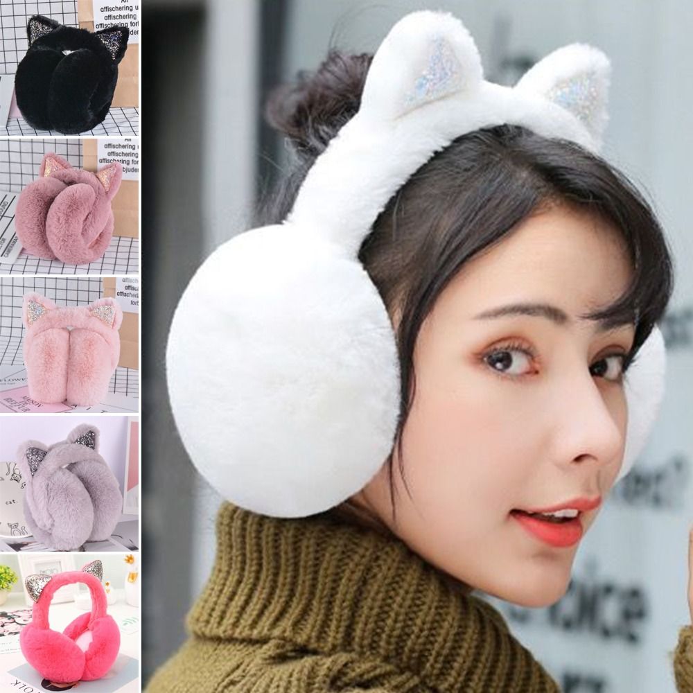 หมวกบีนนี่ลายการ์ตูนแบบพับได้  - Earmuffs Foldable บทวิจารณ์และราคา