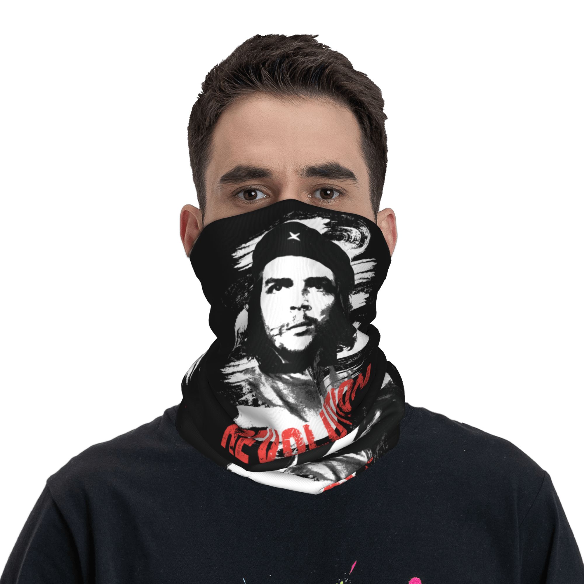 ผ้าพันคอเช เกวารา ลายปฏิวัติ ส - Neck Gaiter Fleece บทวิจารณ์และราคา