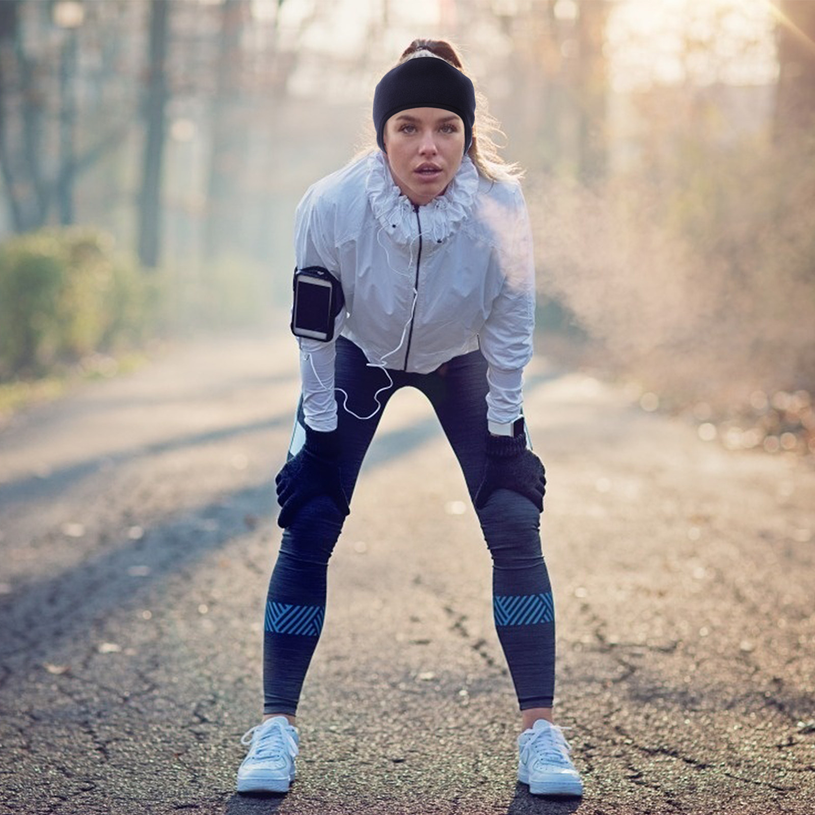 ที่คาดผมกันลม 2 ชิ้น ผ้าฟลีซโพ - Fleece Ear Warmer Band บทวิจารณ์และราคา
