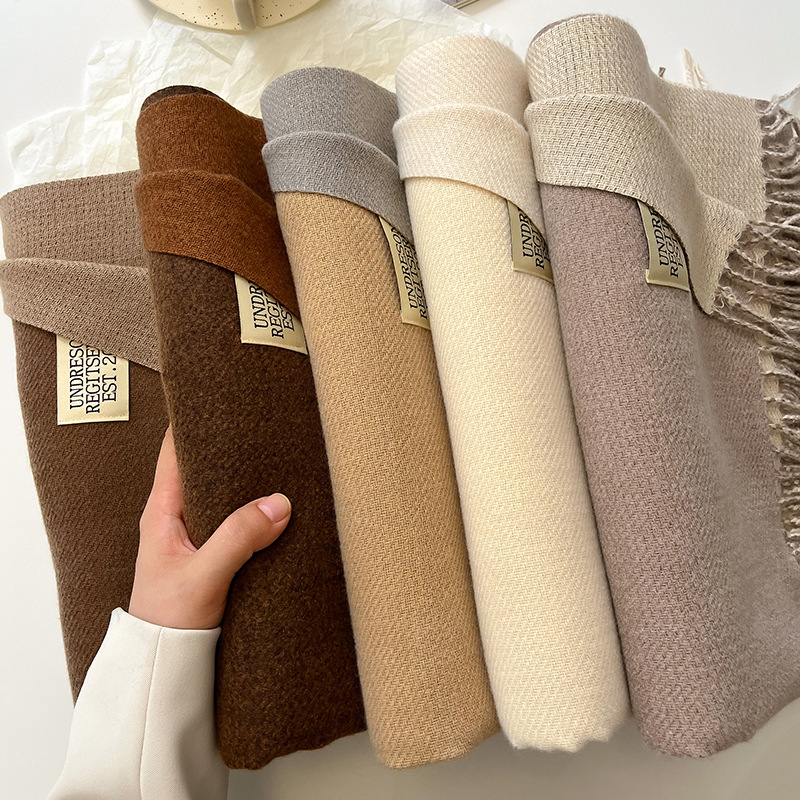 ผ้าพันคอแคชเมียร์เนื้อหนา ดีไซ - Cashmere Pashmina Wrap บทวิจารณ์และราคา