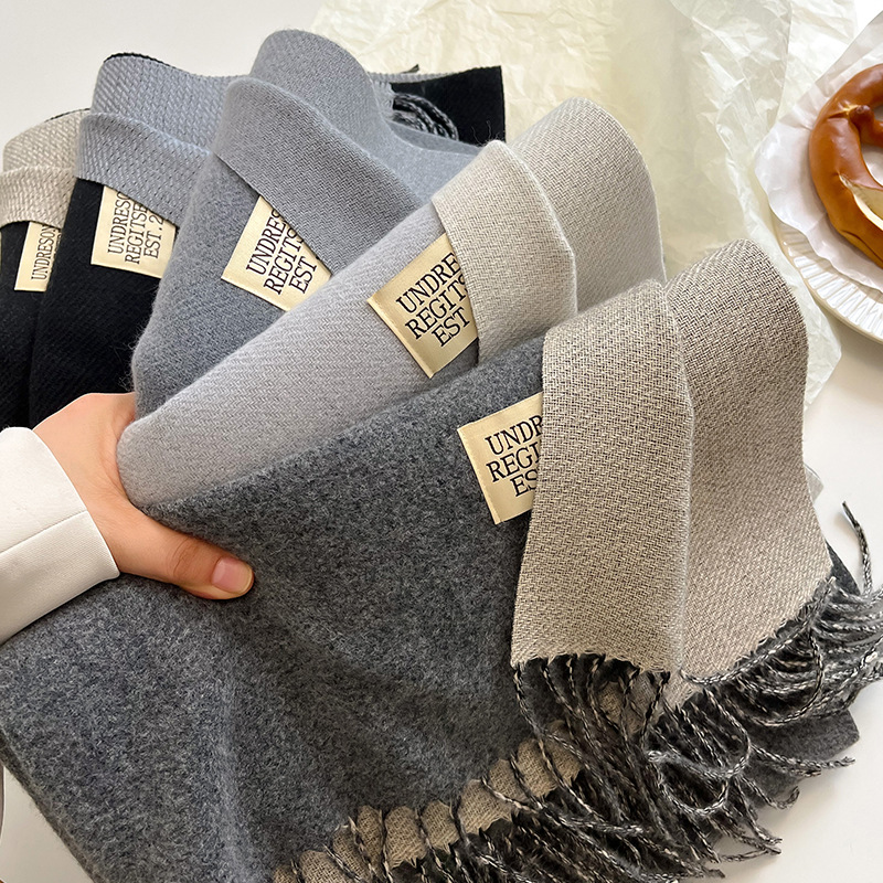 ผ้าพันคอแคชเมียร์เนื้อหนา ดีไซ - Cashmere Pashmina Wrap บทวิจารณ์และราคา