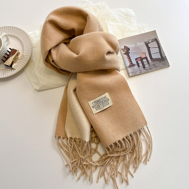 ผ้าพันคอแคชเมียร์เนื้อหนา ดีไซ - Cashmere Pashmina Wrap บทวิจารณ์และราคา