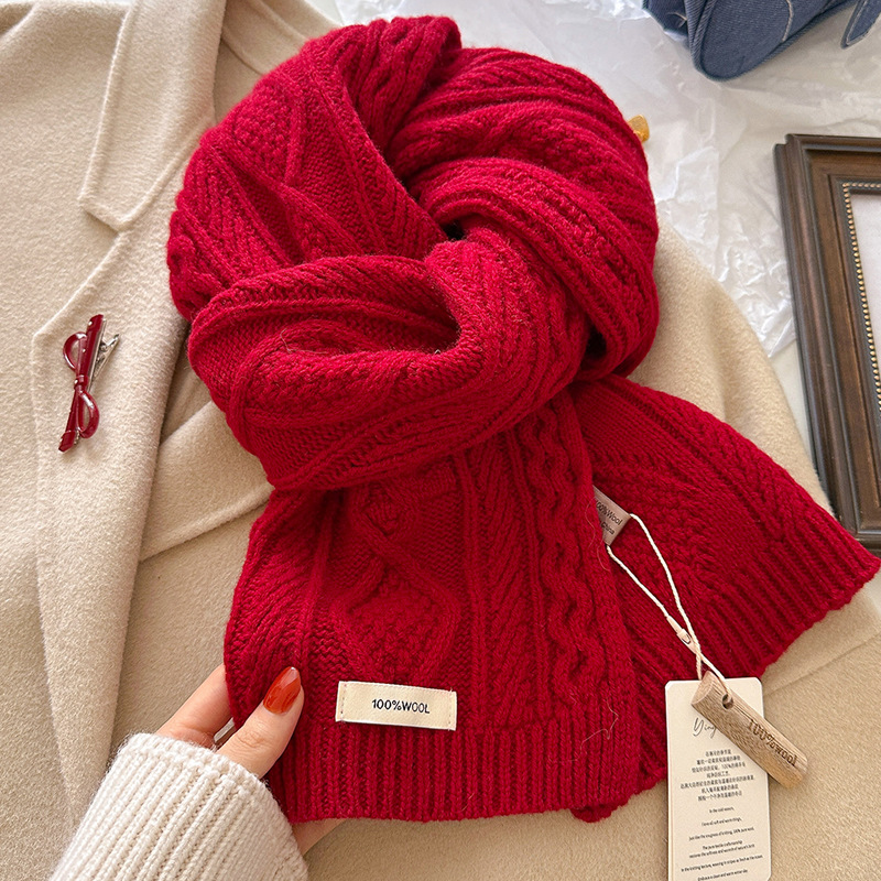 ผ้าพันคอขนสัตว์แท้ 100% หรูหรา - Wool Scarf Men บทวิจารณ์และราคา
